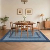 10x13 Braided Boho Area Rug, Large Non-Slip Washable Farmhouse Rug with Geometric Border - 2 of 4