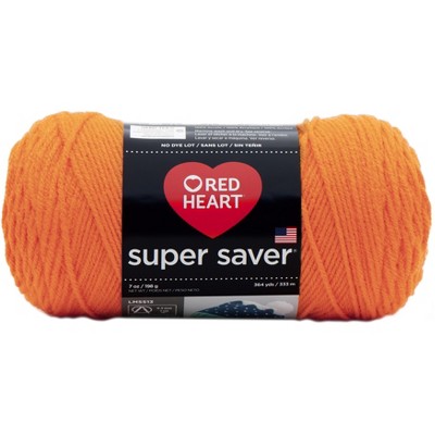 Red Heart Super Saver Yarn-pumpkin : Target