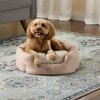 TOWN & COUNTRY EVERYDAY CuddleTown Faux Linen Comfy Cozy Cuddler Pet Bed - 2 of 4