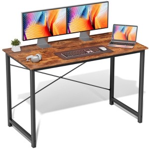 JIONJOY 44" Computer Desk - X-Shaped Reinforced Home Office Writing Table, Modern Simple Style - 1 of 4