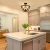 PAKOKULA Farmhouse 3-Light Industrial Black Bowl-shape Semi-Flush Mount Ceiling Light - 2 of 4