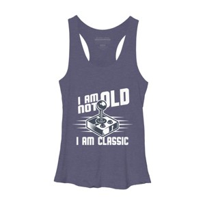 Women's Design By Humans I Am not Old I am Classic By nerdycorner Racerback Tank Top - 1 of 2