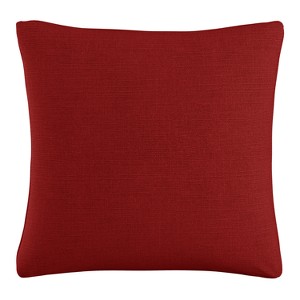 Red Solid Throw Pillow - Skyline Furniture, Adult Unisex