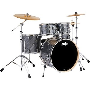 PDP by DW Mainstage 5-Piece Complete Drum Set With 22" Bass Drum & Paiste Cymbals Twisted Graphite - 1 of 4