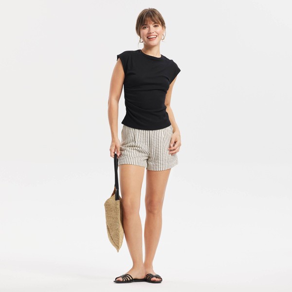 Playera con Manga Corta y Fruncido Lateral para Mujer - A New Day™ 4