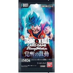 Bandai 4 Pack of Bandai Dragon Ball Super Fusion World Awakened Pulse Booster Packs FB01 (Japanese) - 1 of 1