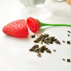 Strawberry Silicone Loose Tea Infuser - 1 of 4