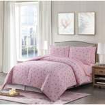 King Golden Days Reversible Comforter & Sham Set Pink - Candies