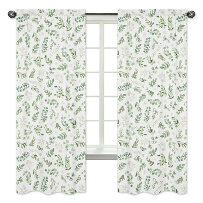 2pk Botanical Leaf Window Panel - Sweet Jojo Designs
