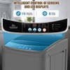 HOMDOX 17.8Lbs Portable Washing Machine, 2.4Cu.ft Full-Automatic Washer and Dryer Combo with LED Display, 10 Programs 8 Water Levels for Apt Dorm RV - 4 of 4