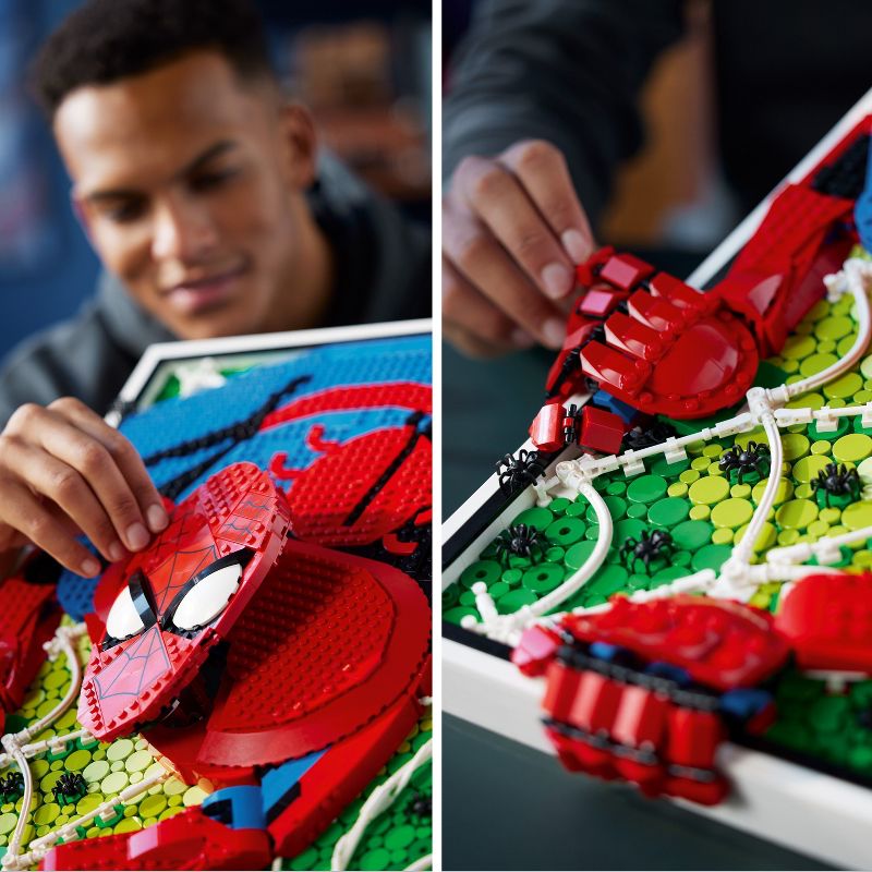 LEGO Art The Amazing Spider-Man Super Hero Building Kit 31209, 5 of 8