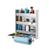 Aluminium Work Station Storage Cabinet, Work Tray with Spring Loaded Tissue Tensioner Aluminium Garage, for Trailer Shop/Garage Storage - 3 of 4