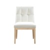 Meridian Furniture,Adrian Vegan Leather Dining Side Chair, Set of 2 - 2 of 4