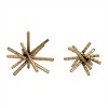 Abstract Textured Metal Sculpture (Set of 4) - 4 of 4