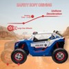 2-Seater 24V Ride-On UTV – Powerful 4WD Electric Car for Kids with Remote Control, Shock Absorbers, Leather Seats, Music & Lights - 4 of 4