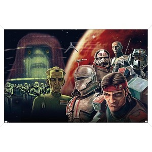 Trends International Star Wars: The Bad Batch By Eddie Holly Framed Wall Poster Prints - 1 of 4