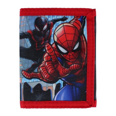 BioWorld Kid's Amazing Spiderman Hook and Loop Closure Wallet, Multiple