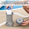 Nispira Pool Filter Replacement for Bestway Flowclear Type III Cartridge Pool Filter Pump 58012E 1000-1500 Gal. | Pack of 8 - 4 of 4