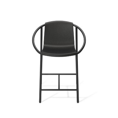 Ringo Black Metal Counter Height Barstool