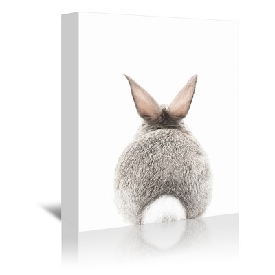 Americanflat Animal Bunny Tail By Sisi And Seb Unframed Canvas Wall Art ...