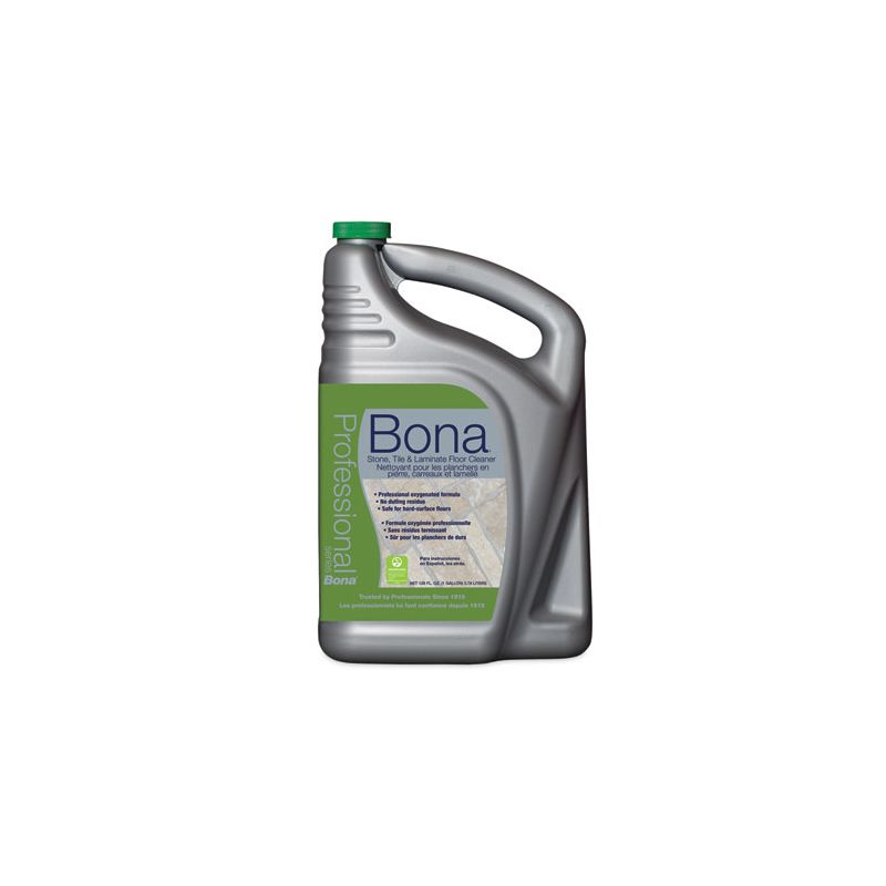 Bona Stone, Tile and Laminate Floor Cleaner, Fresh Scent, 1 gal Refill Bottle, 1 of 3