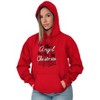 I'm The Angel On Top Christmas Tree Hoodie Sweatshirt Women Brisco Brands - 4 of 4