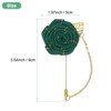 Unique Bargains Wedding Rose Men Suit Boutonnieres Lapel Pin 1 Pc - 3 of 4