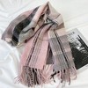 Anna-Kaci Plaid Pattern Soft Woven Winter Scarf with Cozy Texture 71×24.8 Inches - 3 of 4