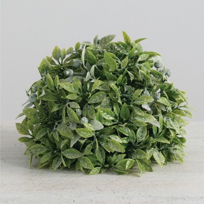 Sullivans Pea Leaf 1/2 Orb Decorative Filler 5"H Green