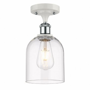 Bella - 1 Light Semi-Flush Mount In Industrial Style-10.75 Inches Tall and 5.5 Inches Wide - 1 of 1