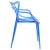LeisureMod Milan Modern Plastic Dining Chair with Wire Design - 3 of 4