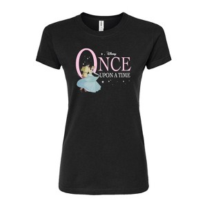 Women's - Disney - Once Upon A Time with A Prince Fitted Graphic T-Shirt - 1 of 3