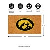 Coir Mat, 16"x28", University of Iowa - 3 of 4