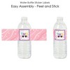 Big Dot of Happiness Two Cool - Girl - Pastel 2nd Birthday Party Water Bottle Sticker Labels - Set of 20 - 2 of 4