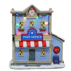 Carole Towne Lighted Town Post Office Christmas Village Scene 5968049 - 1 of 4