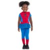 Marvel Avengers Spider-Man Spider-Gwen Captain America Miles Morales Girls Cosplay T-Shirt and Leggings Toddler to Little Kid - image 2 of 4