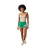 Pickleball Embroidered Graphic Women's Green Dolphin Shorts - 3 of 4