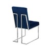 Meridian Furniture,Alexis Velvet Dining Chair, Set of 2 - 2 of 4