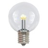 Novelty Lights 100 Feet Heavy Duty Light Strings and Sets with 100 In-Line E12 Sockets, White Wire PVC Stringer, 12" Spacing, Non-Connectable - 3 of 4