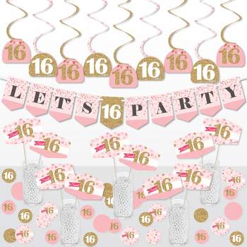 Sweet 16 Birthday Decorations, Sage Green 16Th Birthday Decorations for  Girls- S