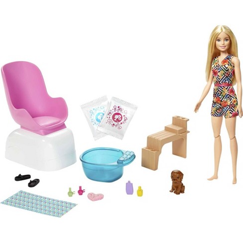 Verkoper medeklinker Illusie Barbie Mani/pedi Spa Playset : Target