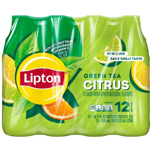 Lipton Peach Iced Tea, 16.9 oz, 12 Pack