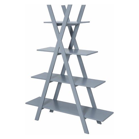 59 Oxford A Frame Bookshelf Gray Johar Furniture Target