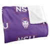 Northwestern State University Logo Pattern Silky 50x60 Blanket, 1 Sided - 3 of 4