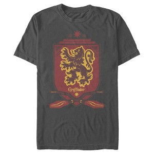 Men's Harry Potter Gryffindor House Shield T-Shirt - 1 of 4