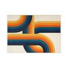 COZONY Washable Runner Mat, Non-Slip Low Pile, Abstract Pattern Rug for Hallway, Kitchen, Laundry Room - 3 of 4