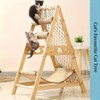Aortzio 33.5"H 6-in-1 Wooden Cat Tree Tower with Many Activity Facilities - 4 of 4