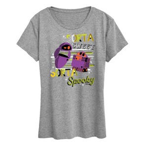 Women's Disney Wall-E Short Sleeve Graphic T-Shirt - Heather Grey - X-Large - 1 of 4