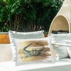Stupell Industries Glam Detail Crab Outdoor Decorative Throw Pillow, 14 x 20 - 2 of 3