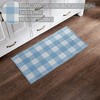 Annie Buffalo Check Blue Polyester Rug Rect 17x36 VHC Brands - 3 of 4